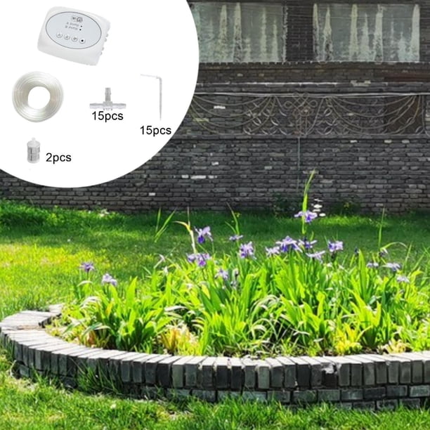 Kit de riego automático de riego de goteo automático inteligente control remoto Control remoto con temporizador para plantas de plantas en macetas de