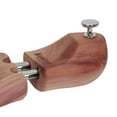 thumbnail image 5 of Household Essentials Cedar Fresh Premier Men’s Cedar Shoe Tree, Large, 100% Eastern Red Cedar, Durable Metal Handle, Adjustable Split Toe, Eco-Friendly, FSC Certified, Natural, 5 of 5