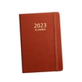 thumbnail image 3 of Cuaderno diario A5, diarios 2023 libretas objetivos hábitos seguimiento tapa 180 hojas 360 páginas para , marrón Salvador Planificador de cuaderno, 3 of 9