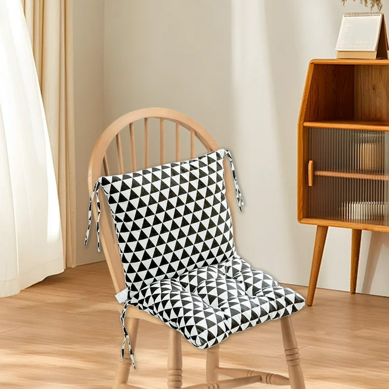 Coollooc Chair Cushion,Garden Detachable Low Back Seat, Dining