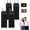 Black-4pcs, variant on Buckless Belts Loop, No Buckle Adjustable Work Side Buckless Belt for Men Women