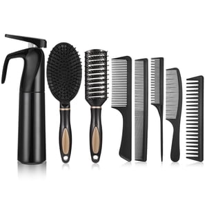 Abaima 8-Piece Detangling Brush Set with Spray Bottle