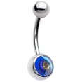 thumbnail image 3 of Belly Butt Navel Ring Large Cone CZ Gem, 3 of 4