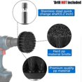 thumbnail image 3 of 4 Pieces Drill Cleaning Brush, 2'/3.5'/4'/5' Rotary Cleaning Brush for Electric Drill Hard Bristle Cleaning Drill Brush for Metal Oil Stain (Black, 3 of 5