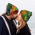 thumbnail image 5 of Lsque Chameleon Pattern Knitted Beanie, Unisex Winter Hat, Knit Hat Winter Beanies Thick Fisherman Beanies Cuffed Plain Skull Caps, 5 of 6