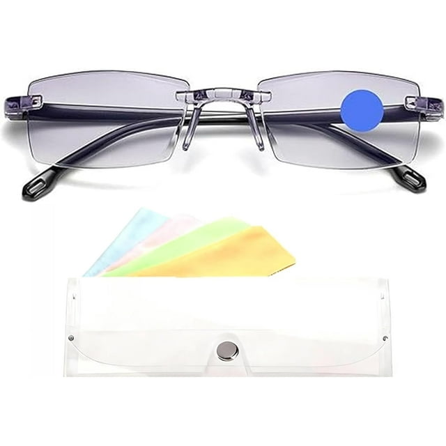 Lunettes Auto-Intelligentes 2026 à Double Mise au Point, Lunettes à Mise au Point Automatique Réglables Bloquant la Lumière Bleue pour Femmes et Hommes