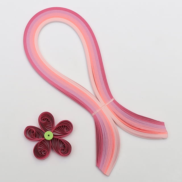 FESTFENDS 9pcs Colors Diy Paper Quilling Strips Set Craft Paper Strips For Projects For Beginners And