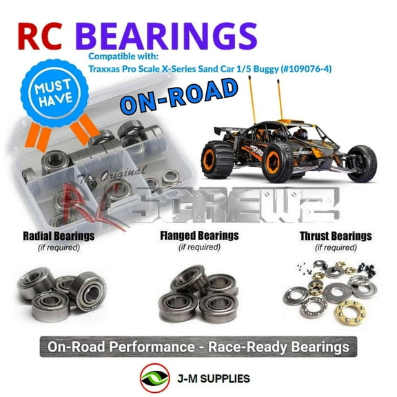 RCScrewZ Metal Shielded Bearings tra149b for Traxxas Pro Scale X-Series Sand Car (#109076-4) | SET