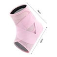 thumbnail image 5 of Naierhg 1Pc High-Elastic Ankle Wrap Ankle Brace Support with Fastener Tape Soft Breathable Adjustable Compression Ankle Sleeve, 5 of 7