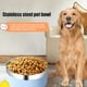 thumbnail image 3 of Comedero de acero inoxidable para perros, comedero para gatos y perros W7V6, 3 of 8