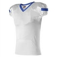 thumbnail image 7 of Alleson Athletic 754Y Youth Pro Flex Cut Belt Length Football Jersey - Purple White, 7 of 7