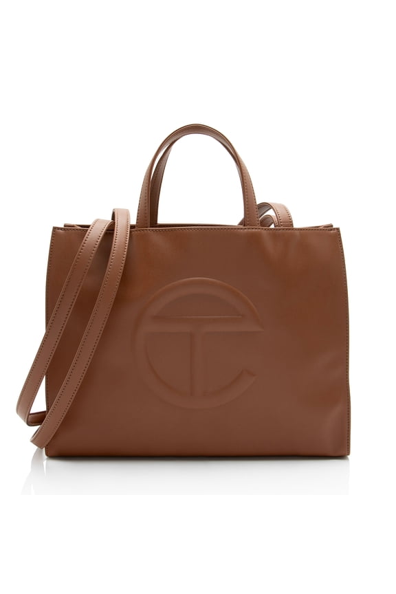Pre-Owned Telfar Faux Leather Medium Shopping Tote