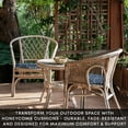 thumbnail image 4 of Honeycomb Outdoor Boheme Rounded Seat Pad (2-Pack), 4 of 6