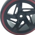 thumbnail image 3 of Paquete de 4 neumáticos y Llantas Delanteras Traseras Sunnimix, hexagonales, 12 mm, rojo, neumático de coche rc, 3 of 7