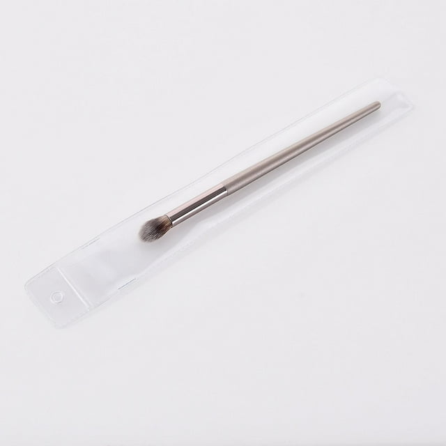Set de brochas de maquillaje HUOGUO, 14 piezas, base de madera para cejas