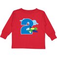 thumbnail image 3 of Inktastic 2nd Birthday Airplane Boys 2 Year Old Boys Long Sleeve Toddler T-Shirt, 3 of 5