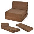 thumbnail image 1 of Costway Chaise Pliante Tri-Pliable Convertible Lit Canapé Dortoir Neuf, 1 of 7
