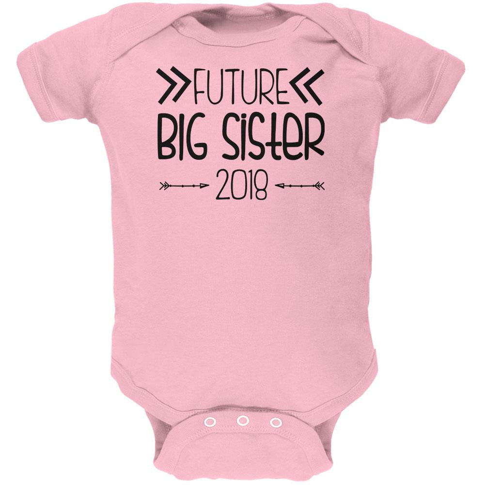 Little Sister Arrowed Baby Vest All In One Bodysuit Romper Suit