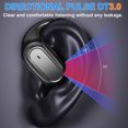 thumbnail image 3 of HKEEY X15 True Wireless Noise Canceling Bluetooth In-Ear Earbud with Charging Case, Black, 3 of 8