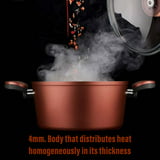 Hakan Deep Casserole Pot for Cooking and Boiling, Non Stick Cookware ...