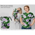 thumbnail image 6 of oneOone Georgette Viscose Green Fabric Leaves & Clover Craft Projects Decor Fabric Printed By The Yard 42 Inch Wide, 6 of 6