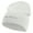 White, variant on Moto Race Embroidered 8 Inch Short Beanie - Dk Green OSFM