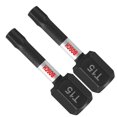 thumbnail image 1 of Brocas para atornillar Bosch ITT15102 Torx #15, paquete de 2, 1 of 9