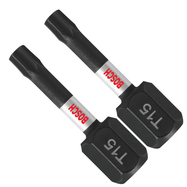 Brocas para atornillar Bosch ITT15102 Torx #15, paquete de 2