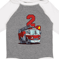 thumbnail image 4 of Inktastic 2nd Birthday Fire Truck Boys or Girls Long Sleeve Baby Bodysuit, 4 of 5