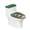 Snowman Snowflake Pattern, variant on HELLHERO Flowers Pattern Toilet Dust Cover Set Elastic Edge Toilet Top Cover Set & Set of 2 Universal Fits All Toilet Shapes