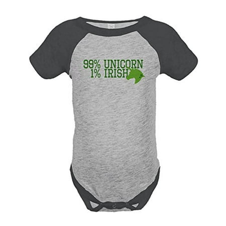 

7 ate 9 Apparel Girl s St Patrick s Day Unicorn Grey Onepiece 18 Months