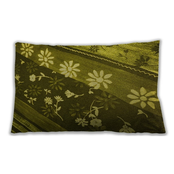 Ahgly Company Indoor Rectangular Contemporary Lumbar Throw Pillow, 13 inch by 19 inch