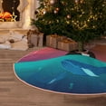thumbnail image 5 of Rateoe Lighthouse and Whale Pattern Christmas Tree Skirt with Ties , Christmas Tree Decorations, Farmhouse Christmas Decor Xmas Holiday Decorations-36", 5 of 6