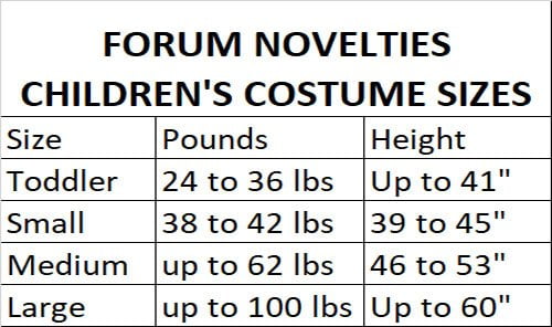 Forum Novelties Skeleton Costume Child Large