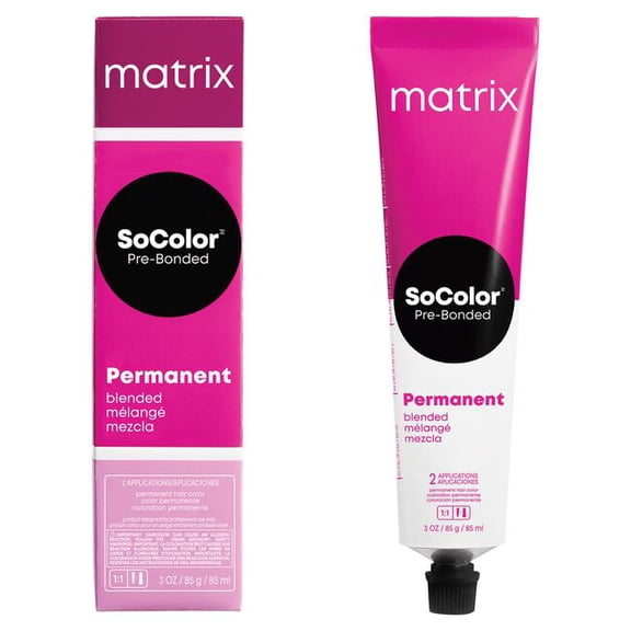 Matrix SoColor Blended Permanent Hair Color 3 oz – 3RV Darkest Brown Red Violet