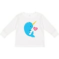 thumbnail image 3 of Inktastic Cute Narwhal Boys Long Sleeve Toddler T-Shirt, 3 of 5