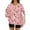 Light pink, variant on Women's Fashionable Christmas Print Long-Sleeved V-Neck Sweatshirt for Casual Wear and Holiday Season Comfort,Dark Blue,M