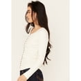 thumbnail image 2 of Idyllwind Women's Rib Knit Long Sleeve Button-Down Shirt - IWFA24K79-IV XXX-  US, 2 of 4