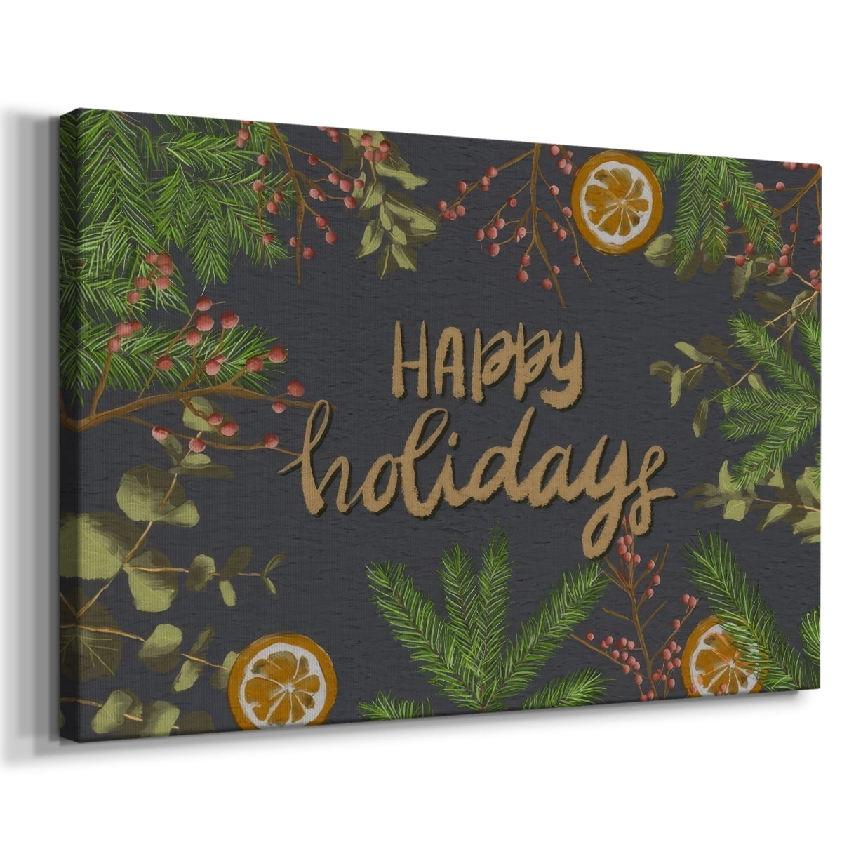 Christmas Holiday Art III- Gallery Wrapped Canvas-IX