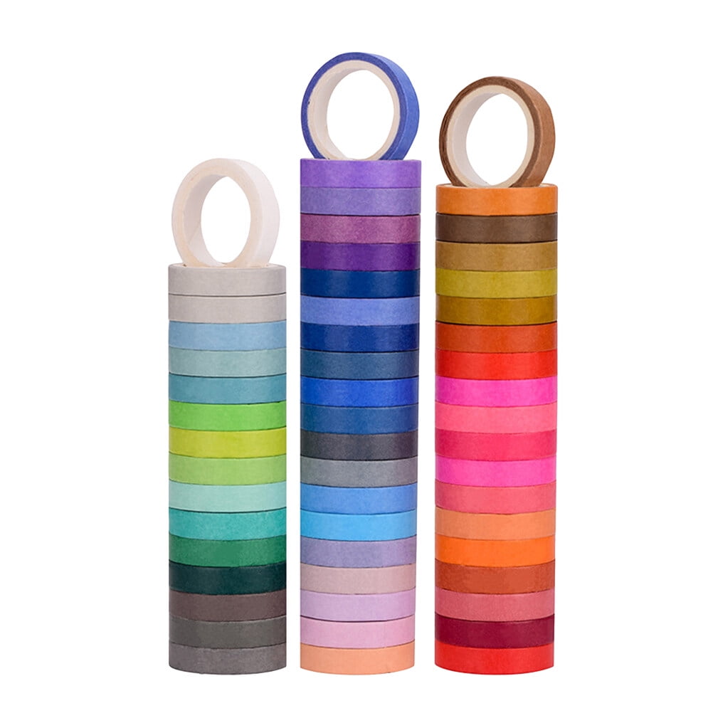 GOOHOCHY 180 Rolls  Creative Washi Paper Tapes Stylish Decorative Stickers Lovely Tape Gift Packaging Tape for DIY