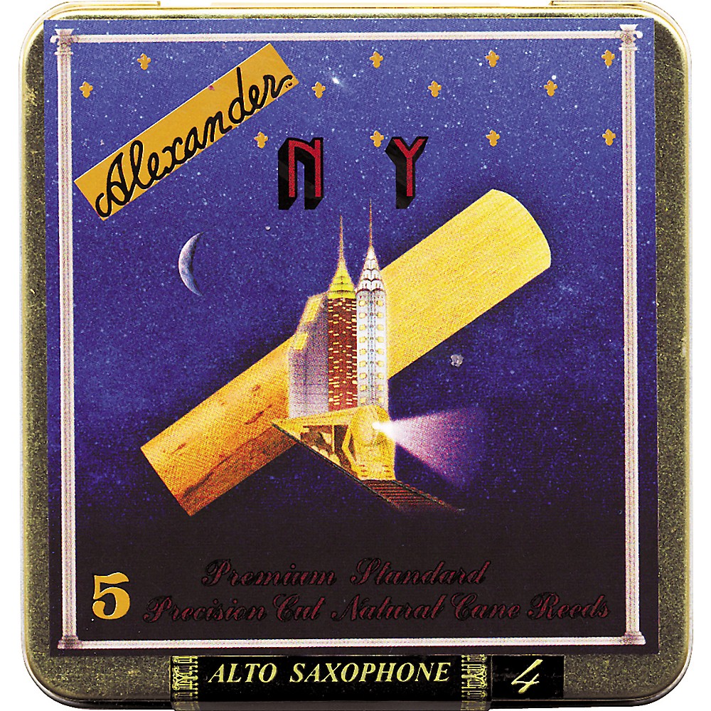 "NY" Alto Saxophone Reeds Box of 5 (2)