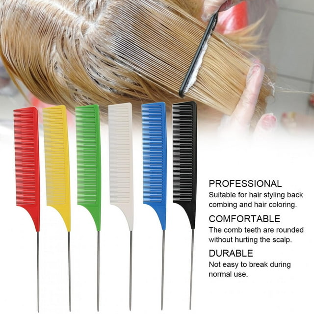Hairdressing Comb Tail Comb, Styling Comb, Hair Styling Combs Parting For Hair Styling Hair Coloring For Back Combing