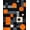 Black,  Pattern 3, variant on ODIKA 4'x6' Machine Washable Non-Slip Area Rug, Mid Modern Geometric Shapes with Retro Atomic Motifs High Traffic Rug, Yellow, 168567
