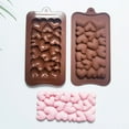 thumbnail image 7 of Shoreew Silicone Chocolate Molds Easy Release Heart Textures Bar Molds for DIY Chocolate Bars Keto Bombs Energy Protein Bars, 7 of 7