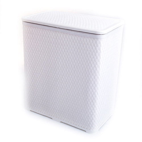 Burlington Basket Wicker White Hamper, 1 Each