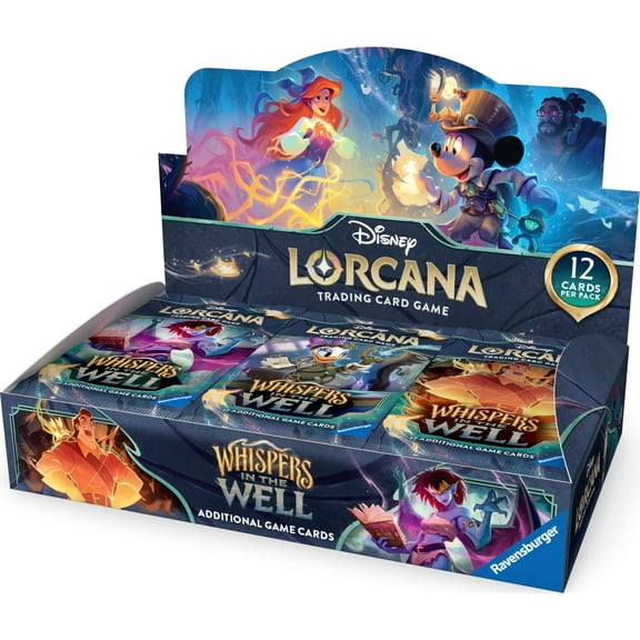 Disney Lorcana Trading Card Game Whispers in the Well Booster Box [24 Packs]