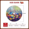 thumbnail image 4 of Bingfone Christmas Tree Skirt Mat Christmas Decoration Interior 30"-Spring Flower Seasonal, 4 of 8