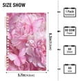 thumbnail image 3 of Pink Butterflies Flowers Ring Binder Notebook Journey Note Diary College Ruled Spiral Notebook Study Loose Leaf Paper A5 60 Pages, 3 of 8
