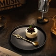 thumbnail image 4 of Coffee Stirring Spoon, Musical Note Shape Metal Dessert Scoop Ice Cream Bar Mixing Utensil Unique Creative Design Aesthetic Tableware Party Beverage Drinkware Gold, 4 of 7