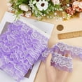 thumbnail image 4 of 10m Double Layer Pleated Organza Lace Edge Trim 5cm Wide Gathered Voile Mesh Chiffon Tulle Fabric Ruffles Lace Ribbon, 4 of 9